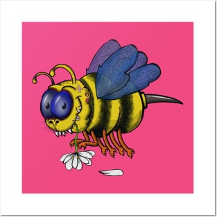 Monster Bumble Bee Posters and Art